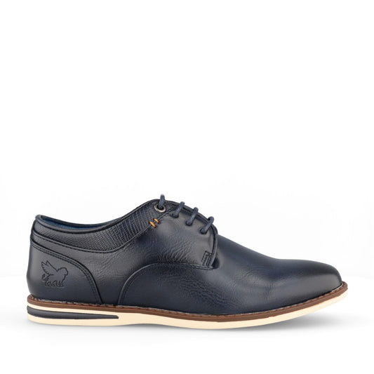 Boys Malta Laced Shoe In Navy