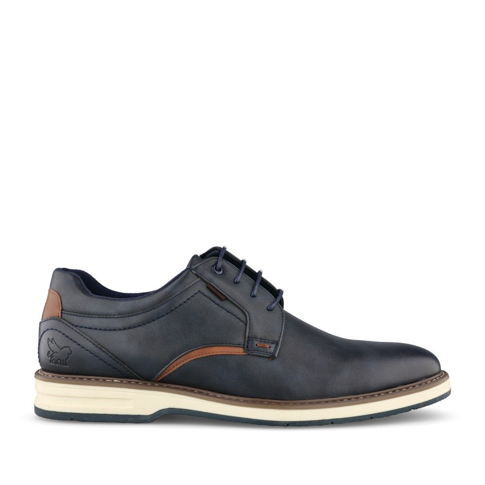 Mens Andorra Laced Shoe In Navy