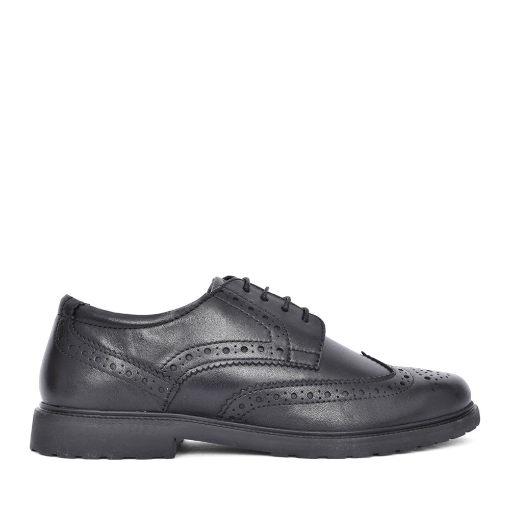 Girls Verity Laced Shoe In Black