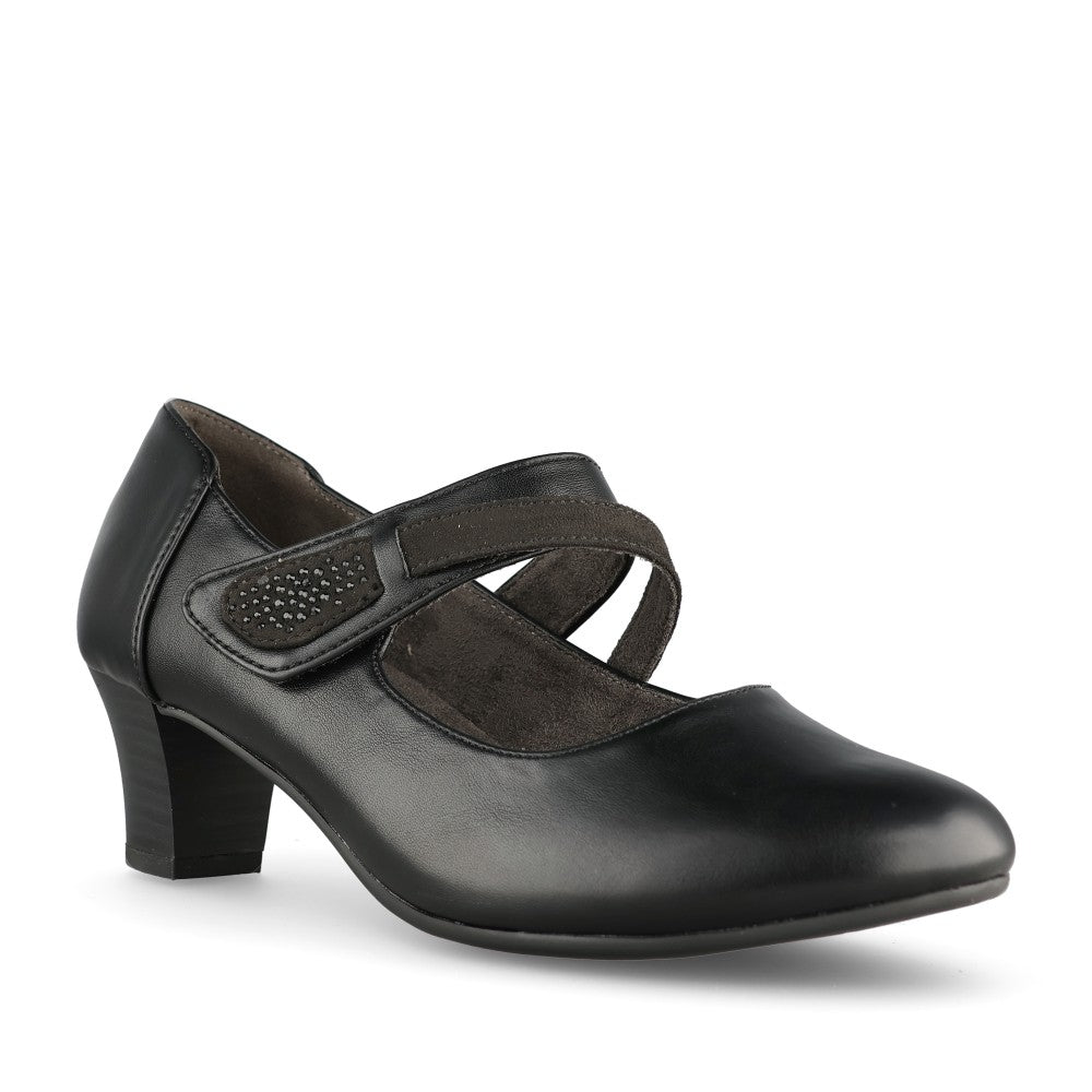 Ladies 8-24465 Mary Jane Shoe In Black