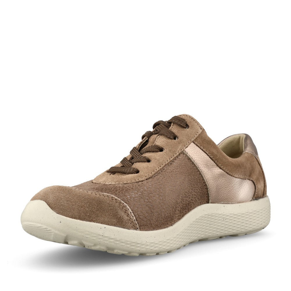 Ladies 815m01 Ira M-fit Laced Trainer In Bronze