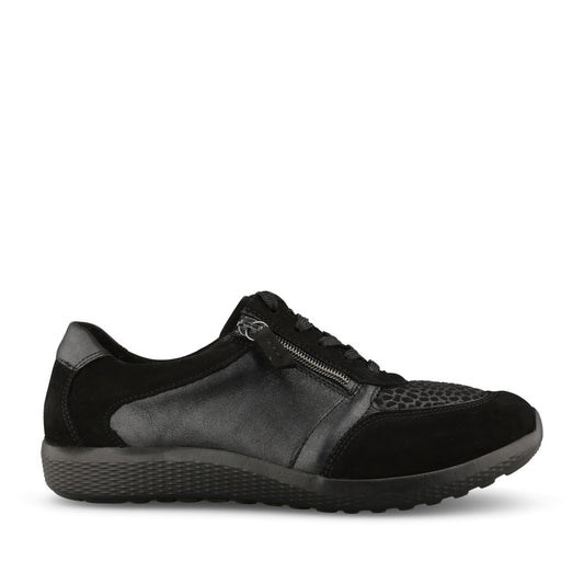 Ladies 815m01 Ira M-fit Laced Trainer In Black