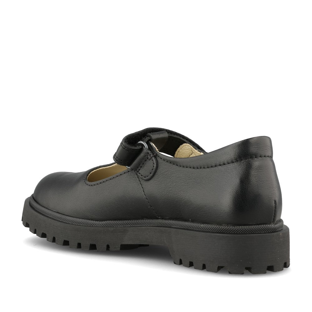 Froddo Girls G3140198 T-Bar in Black Leather