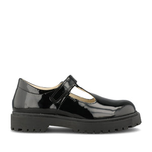 Froddo Girls G3140198-1 Lea Girls T-Bar in Black Patent