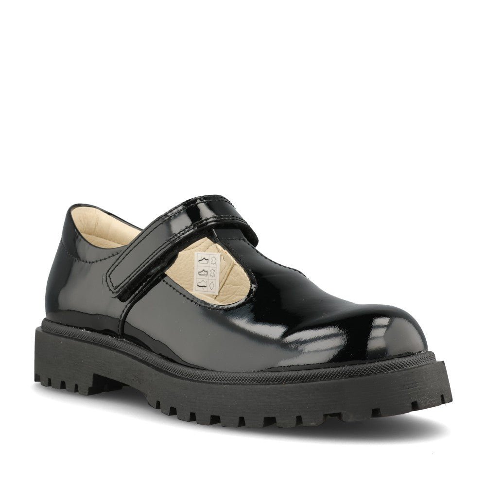 Froddo Girls G3140198-1 Lea Girls T-Bar in Black Patent