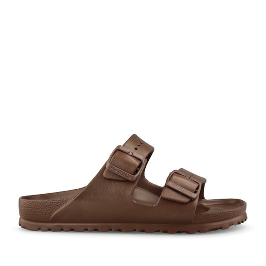 Birkenstock Ladies 1027402 Arizona Eva Double Strap Mule In Dark Brown
