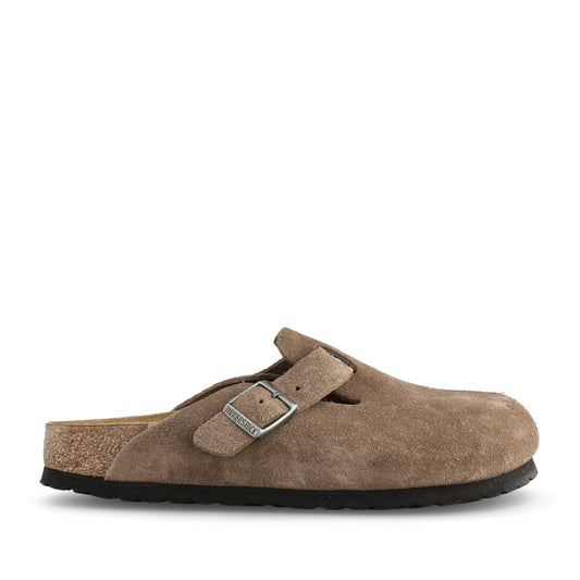 Ladies 1032795 Boston Nf Suede Leather Mule In Dark Tan