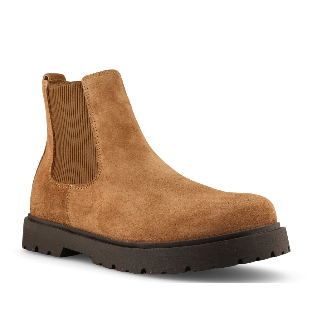 Birkenstock Ladies 1033181 Highwood Slip On Ankle Boot In Dark Tan
