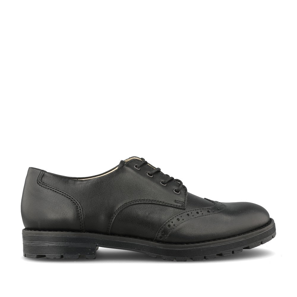 Girls Charlie G4130080 Leather Brogue In Blk Leather