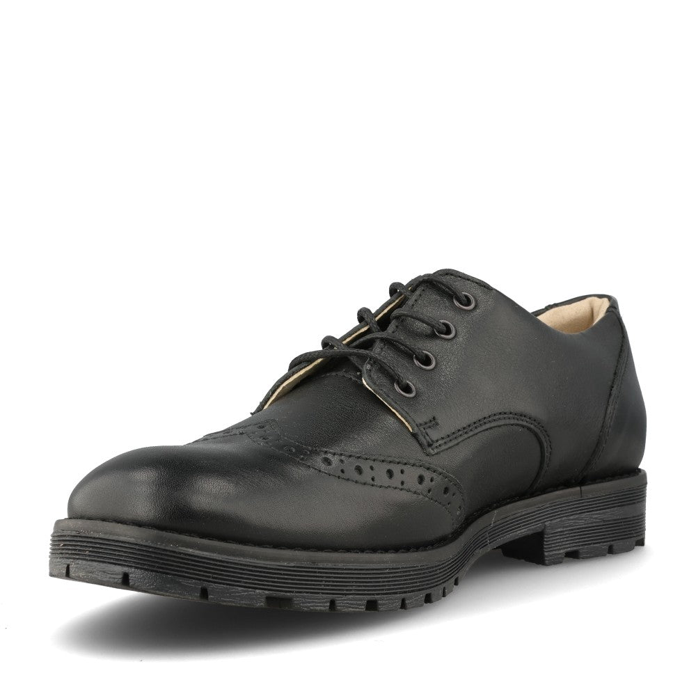 Girls Charlie G4130080 Leather Brogue In Blk Leather