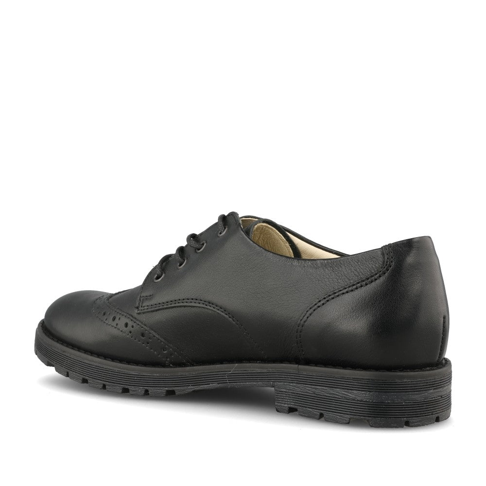 Girls Charlie G4130080 Leather Brogue In Blk Leather