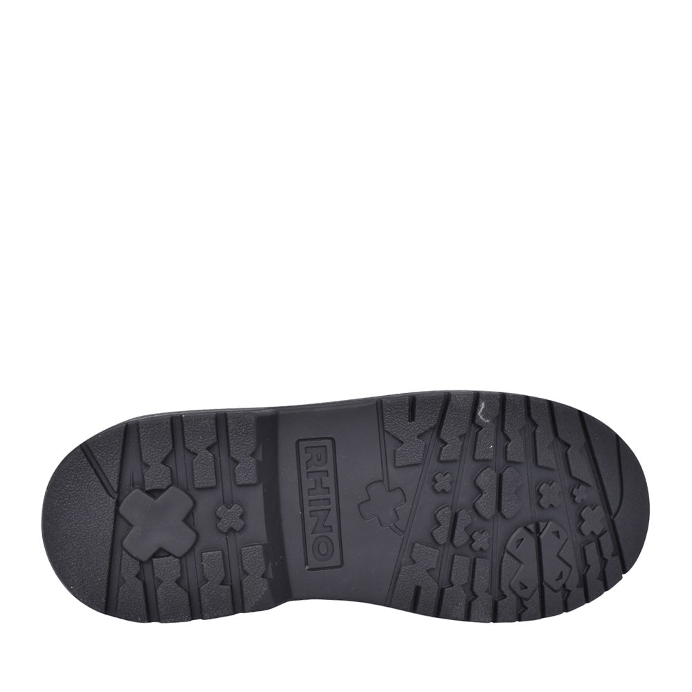 Start Rite Boys Glitch F-FIT Leather Laced Shoe in Black