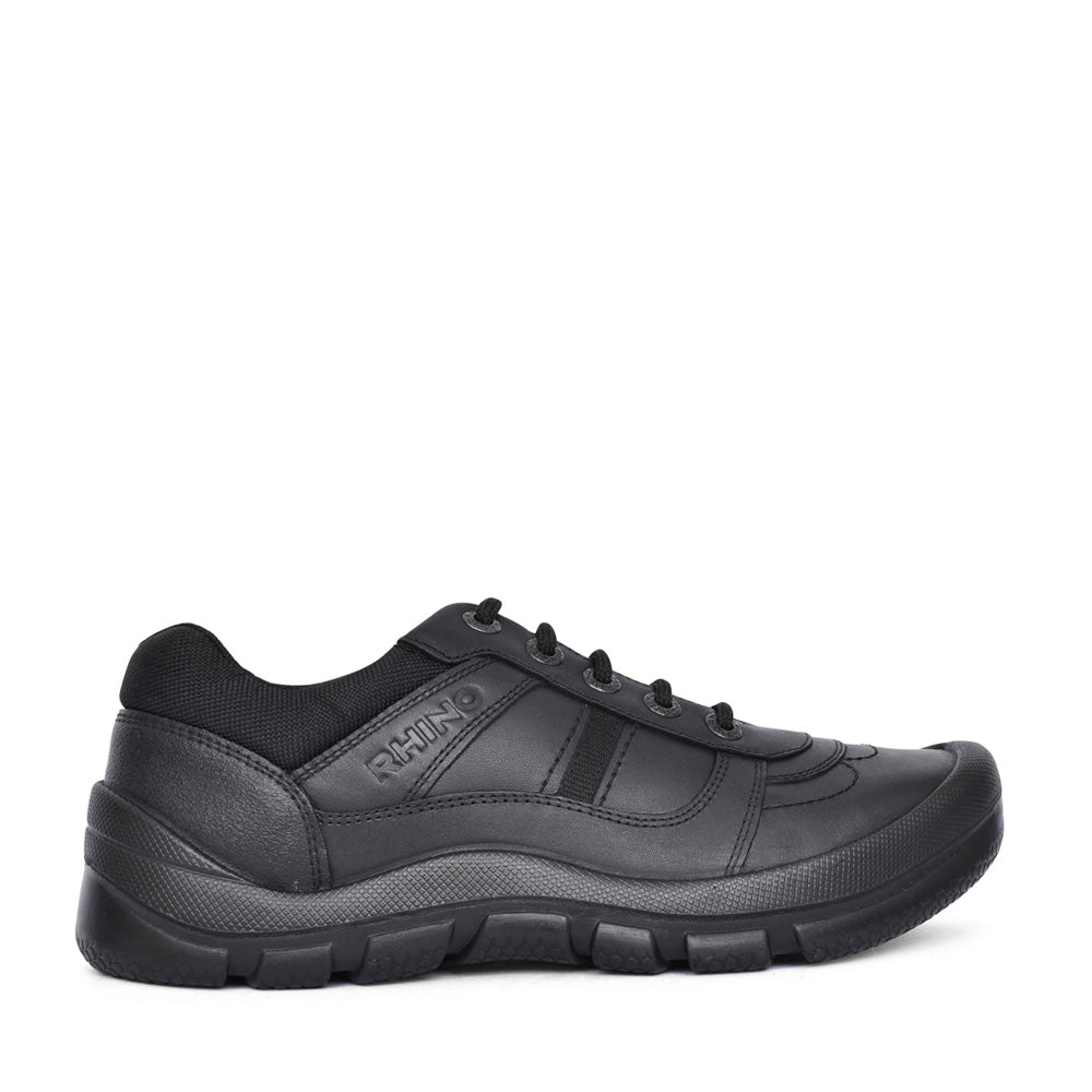Boys Sherman Leather Velcro Shoe In Kids F Fit