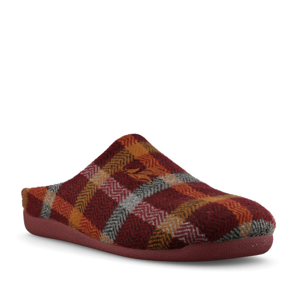 Lotus Mens Luis UMH062 Slipper In Burgundy