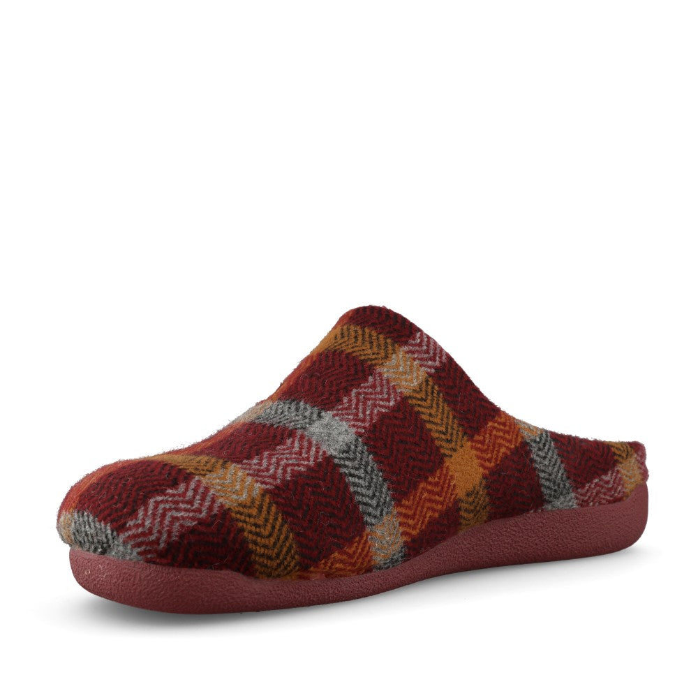 Lotus Mens Luis UMH062 Slipper In Burgundy