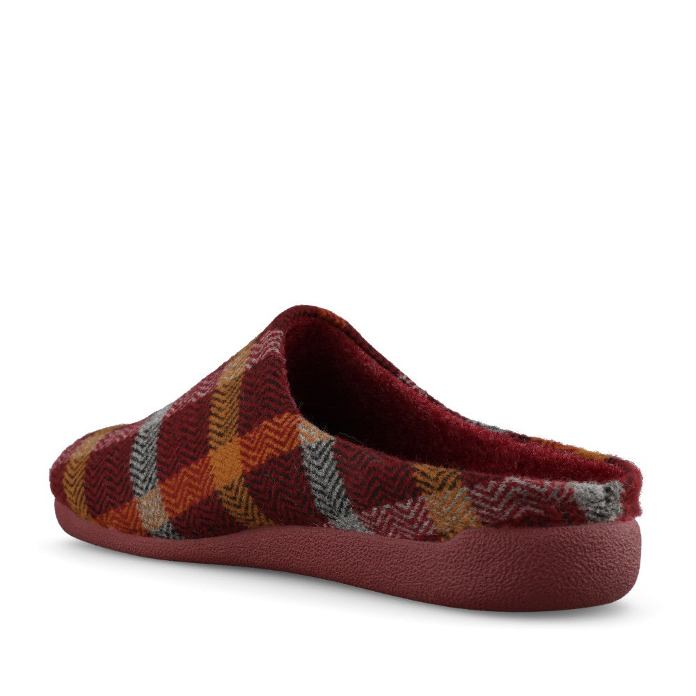 Lotus Mens Luis UMH062 Slipper In Burgundy
