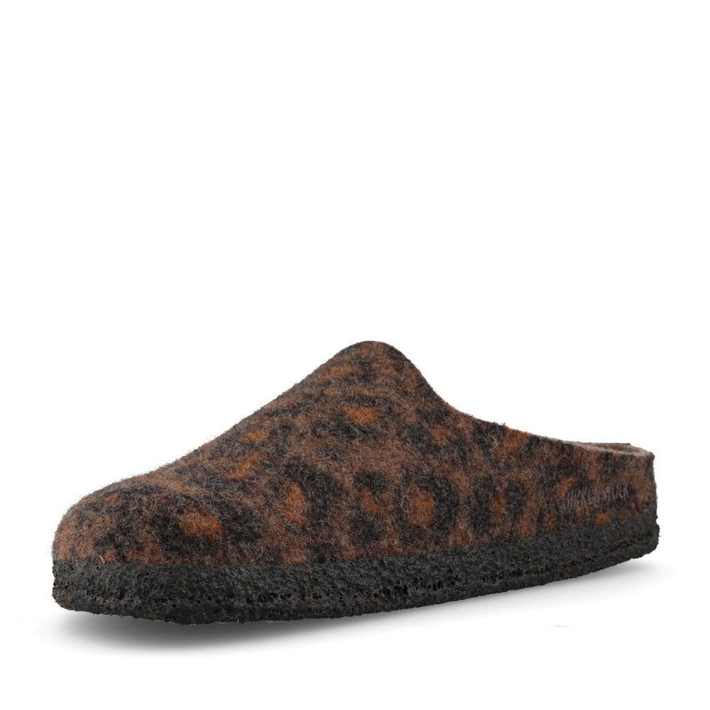 Birkenstock Ladies 1032536 Amsterdam Felt Clog In Leopard