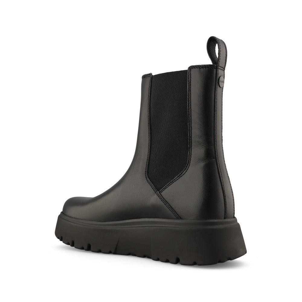 Birkenstock Ladies 1033120 Theda Leather Chelsea Boot In Black Leather