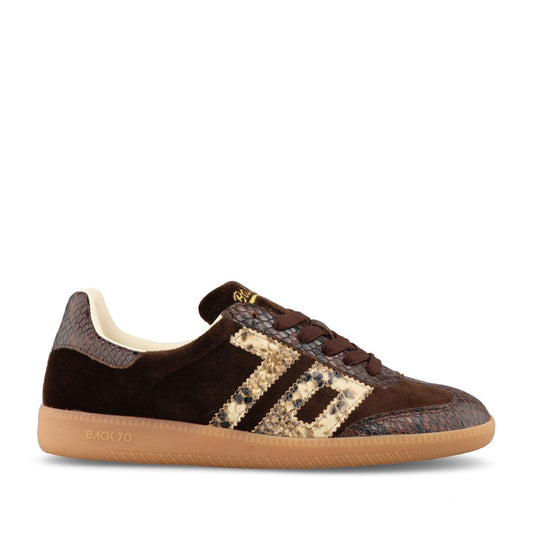 Back 70 Ladies Cloud FW26-V101 Trainer In Coffee