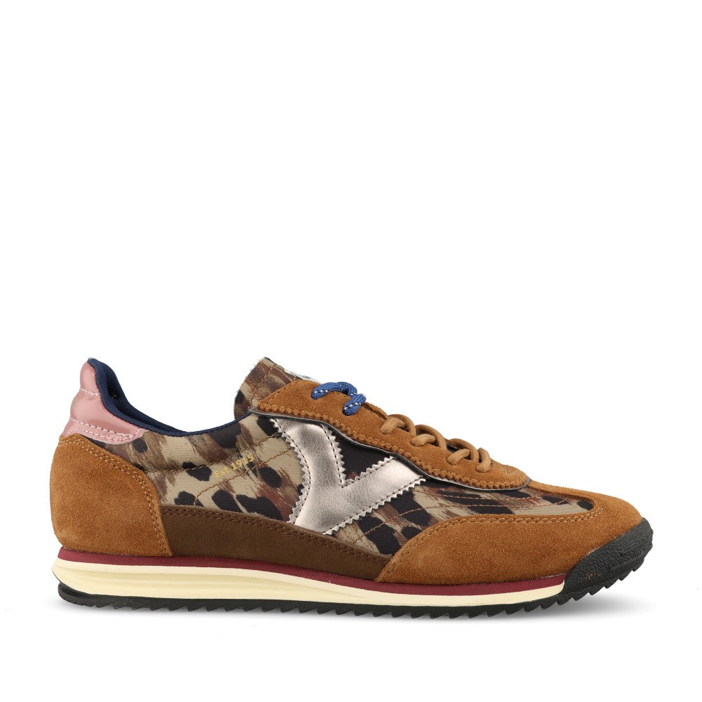 Victoria Ladies Saturno 1158116 Trainer In Tan Multi