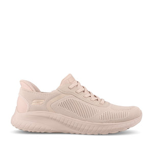 Skechers Ladies 117497 Bobs Sport Squad Chaos Trainer In Beige