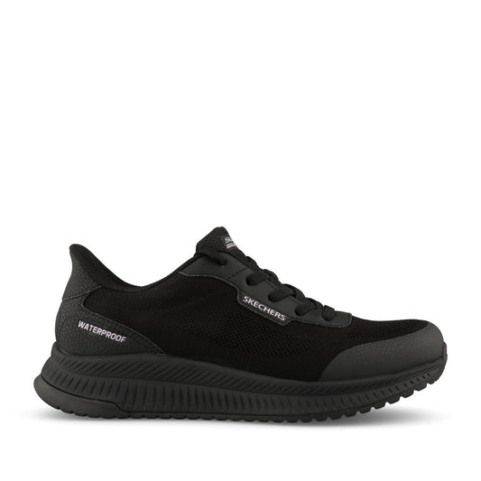 Skechers Ladies 117744 Bobs Squad 4 Essential Look Trainer In Black