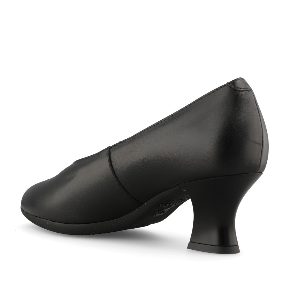 Pitillos Ladies 125 Low Heel Shoe In Black
