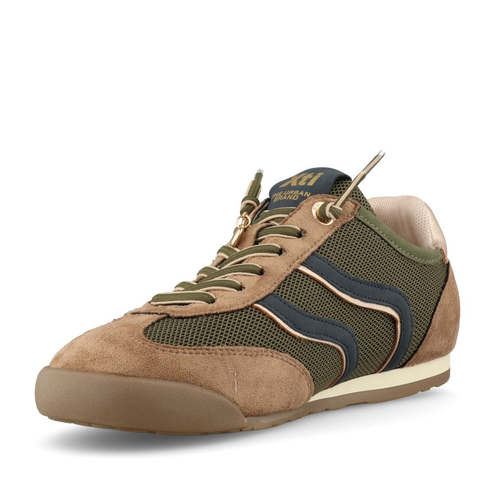 XTI Ladies 146156 Trainer In Khaki