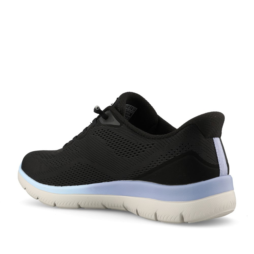 Skechers Ladies 150341 Summits Sweet Skies Trainer In Black