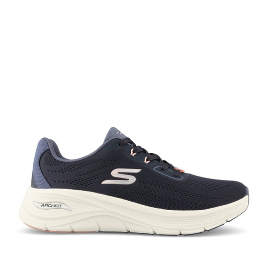 Skechers Ladies 150884 Arch Fit 3.0 Easy Flow Trainer In Navy