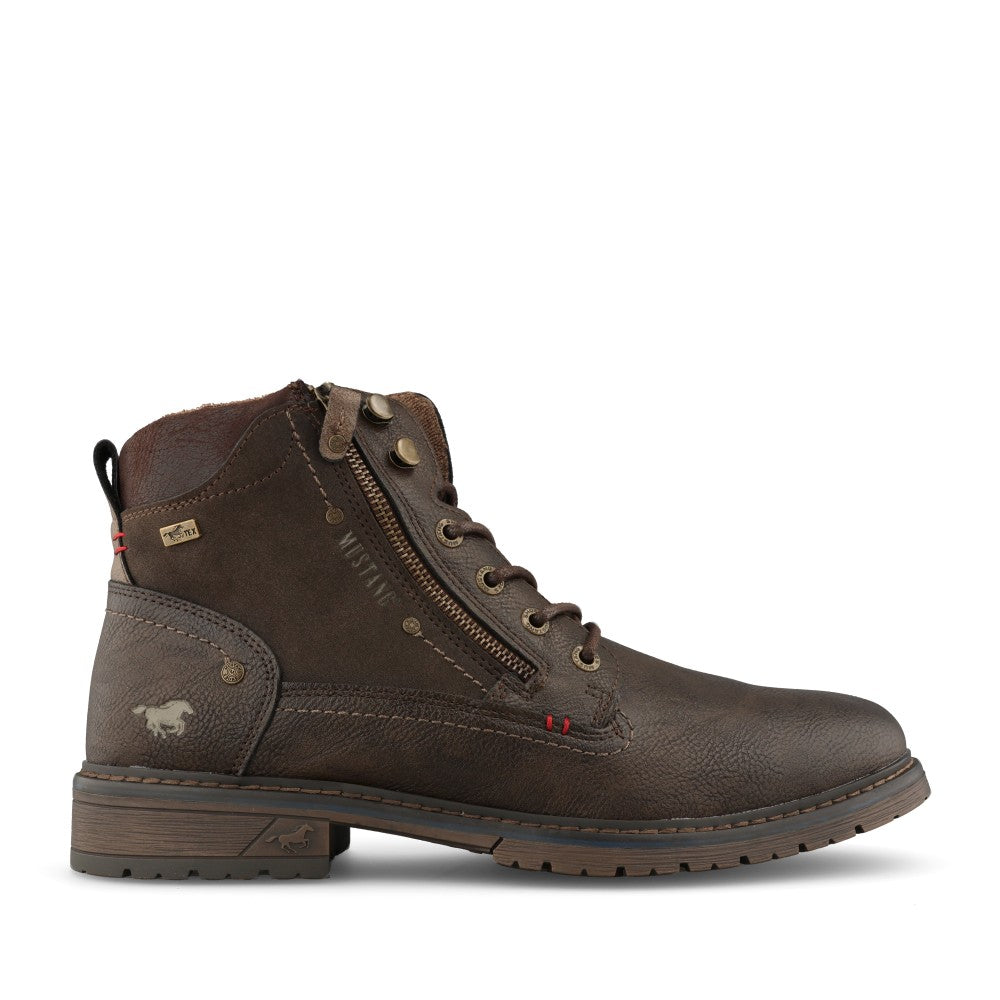 Mustang Mens 15M0031006 Ankle Boot In Mocha