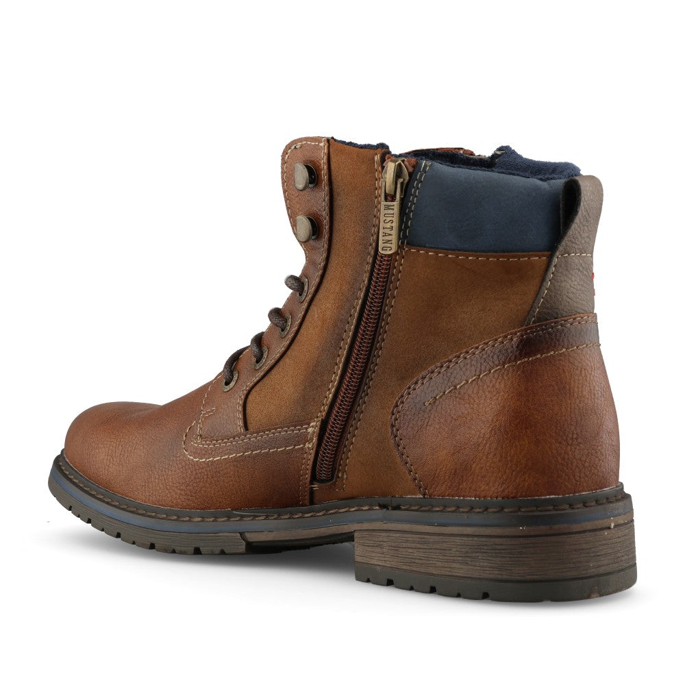 Mustang Mens 15M0031006 Ankle Boot In Brown