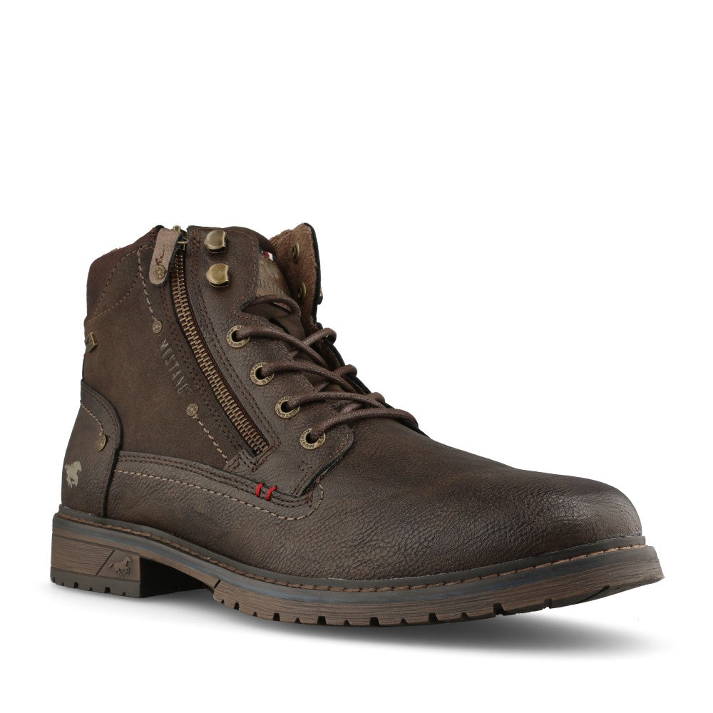 Mustang Mens 15M0031006 Ankle Boot In Mocha