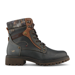 Mustang Ladies 15M0282009 Ankle Boot In Navy