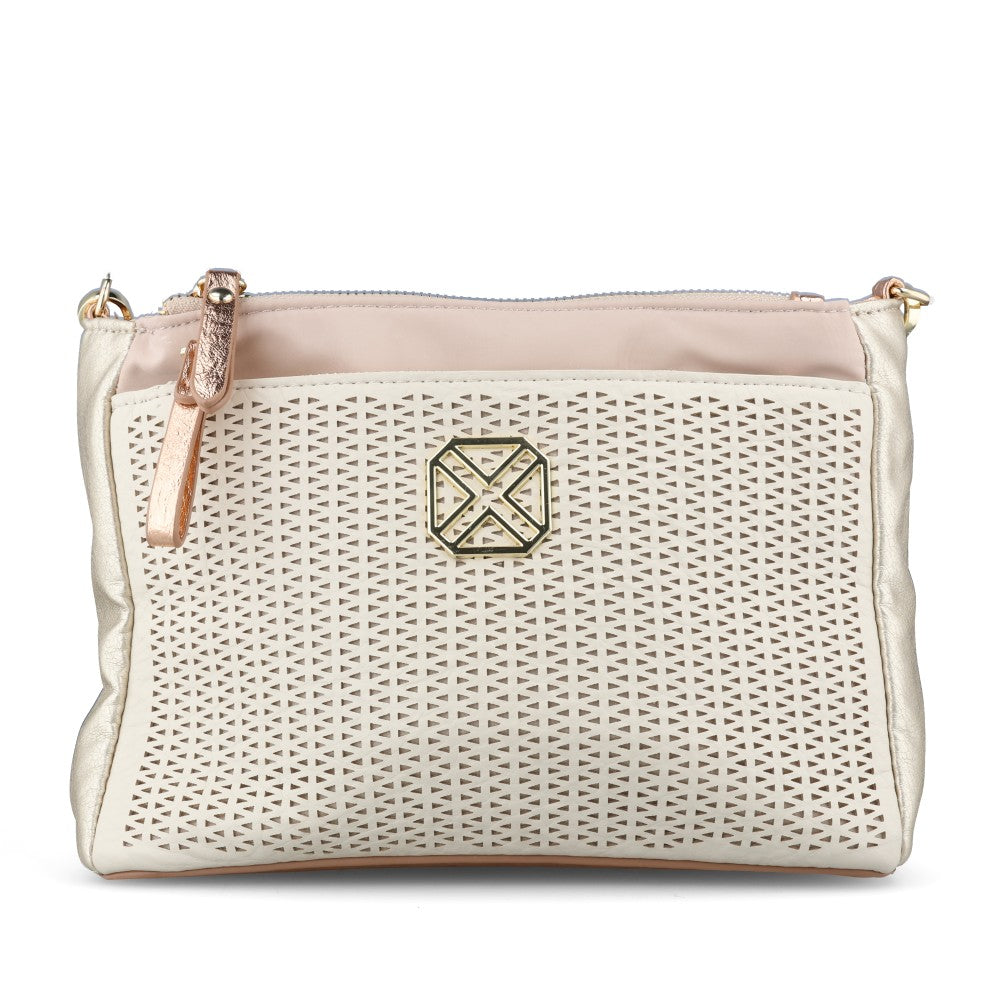 Ladies 184550 Crossbody Bag In Beige