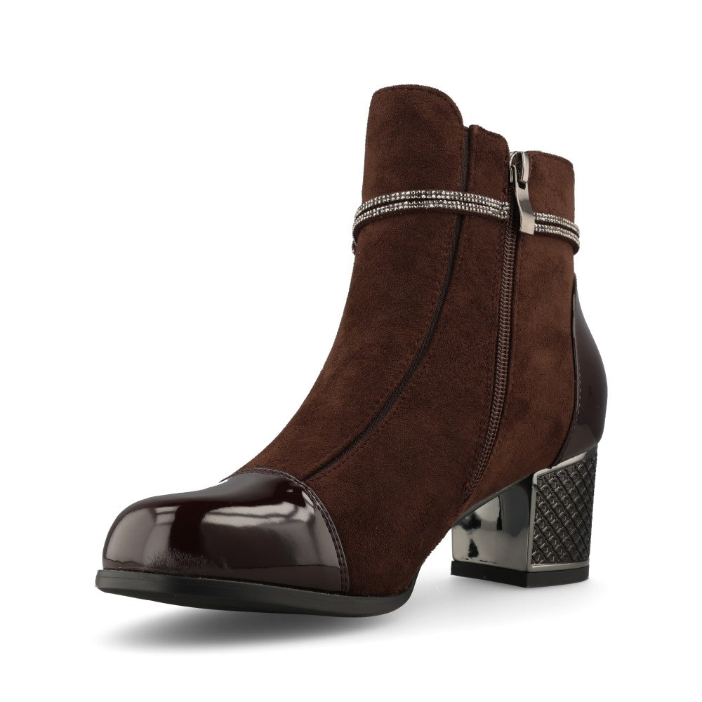 Redz Ladies 1903 Ankle Boot In Brown