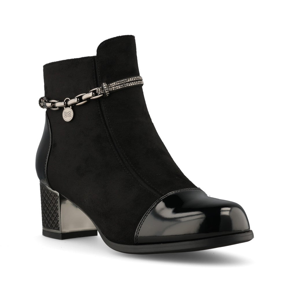 Redz Ladies 1903 Ankle Boot In Black