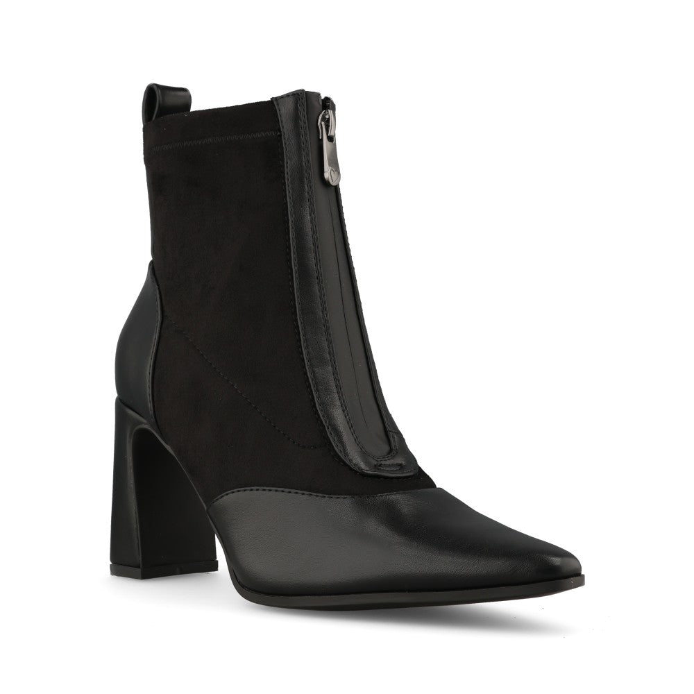 Marco Tozzi Ladies 2-25334 High Heel Ankle Boot in Black