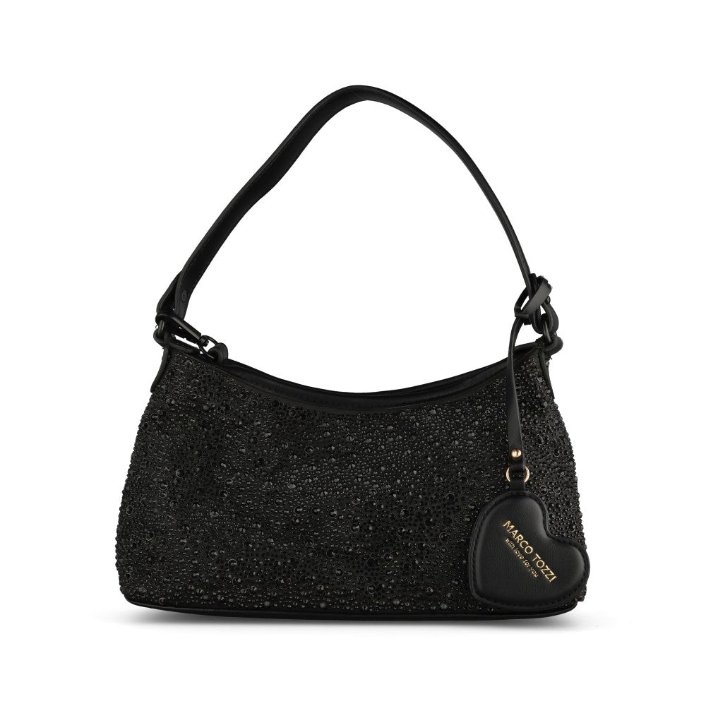 Marco Tozzi Ladies 2-61012 Ladies Glitter Handbag in Black