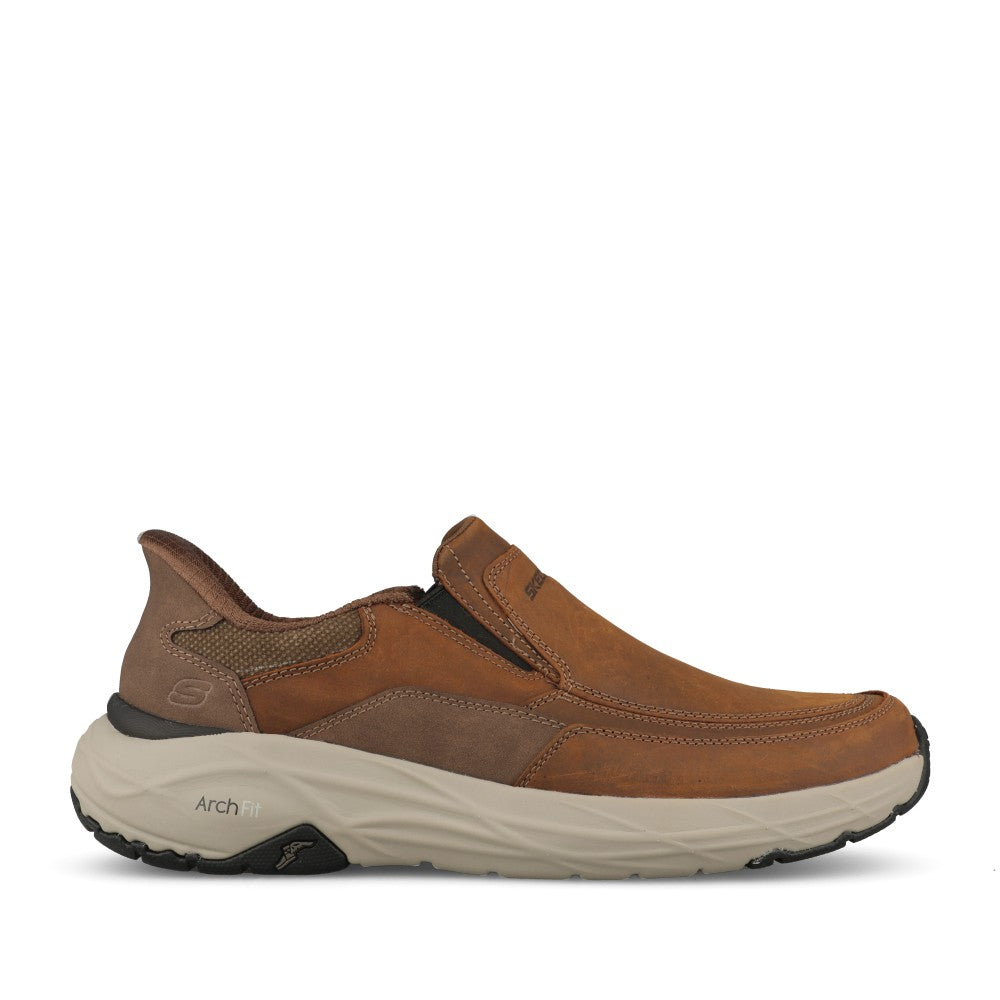 Mens 205796 Arch Fit Maverick Slip-ins In Dark Brown