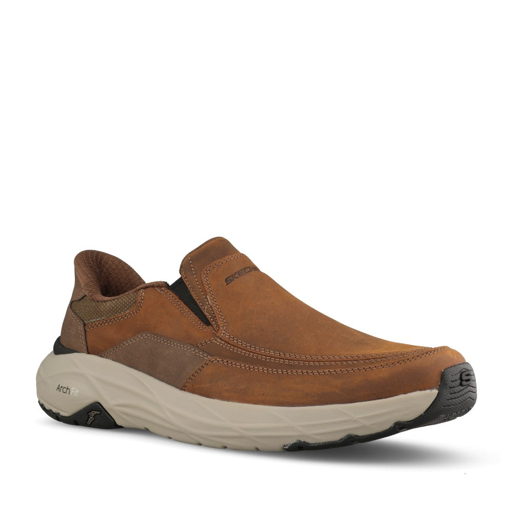 Mens 205796 Arch Fit Maverick Slip-ins In Dark Brown