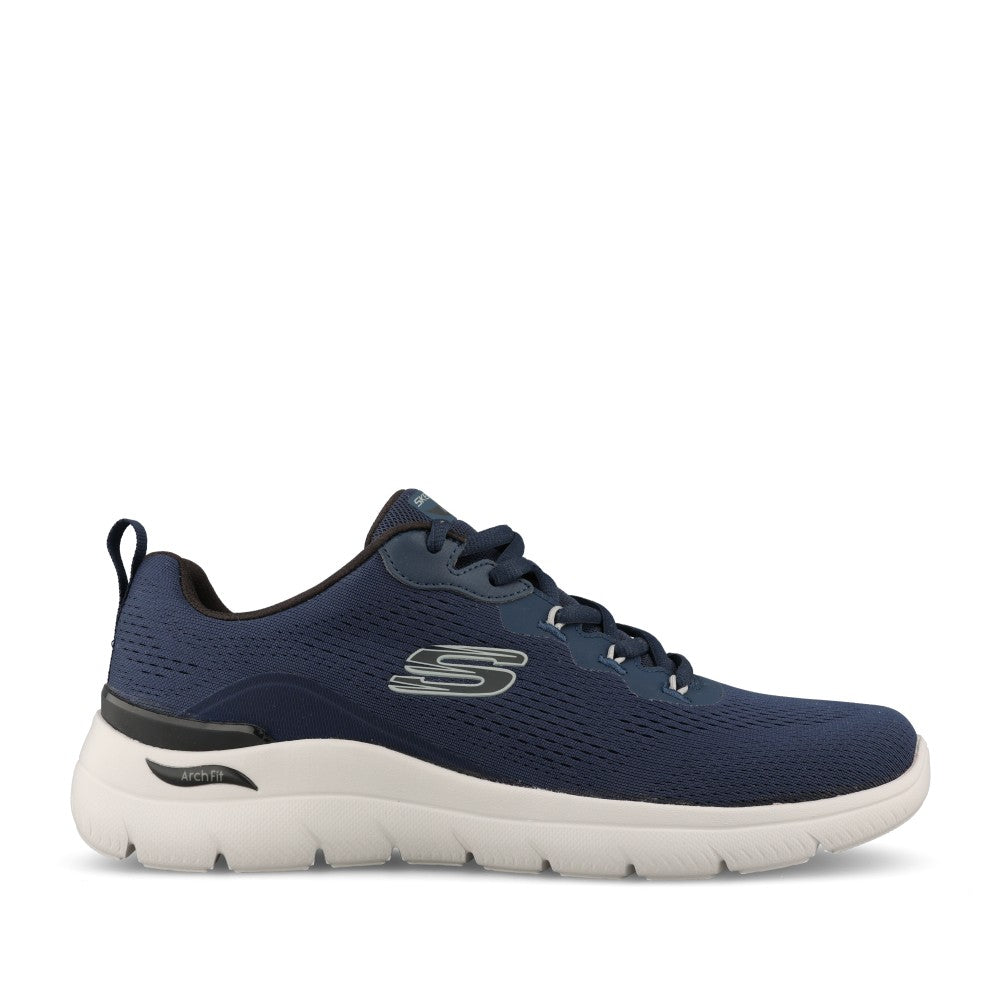 Skechers Mens 233178 Arch Fit Summits Kravel Trainer In Navy
