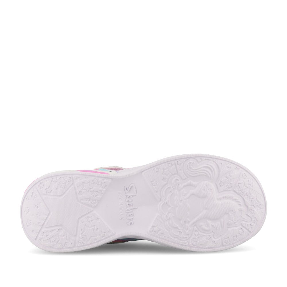 Girls 303063l S-lights Unicorn Dreams Trainer In Lavender