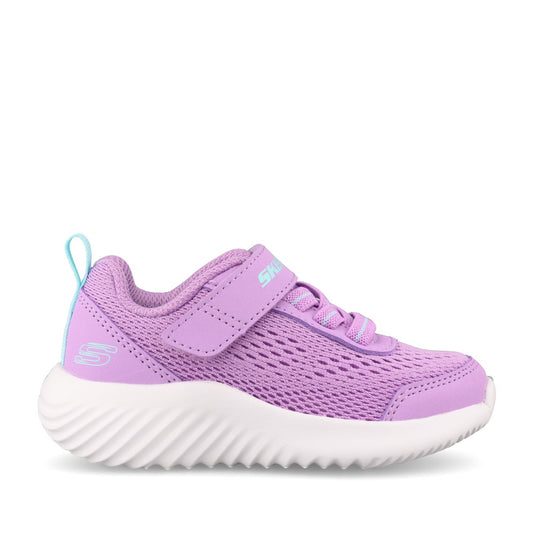 Skechers Girls 303622N Bounder Free And Easy Trainer In Purple