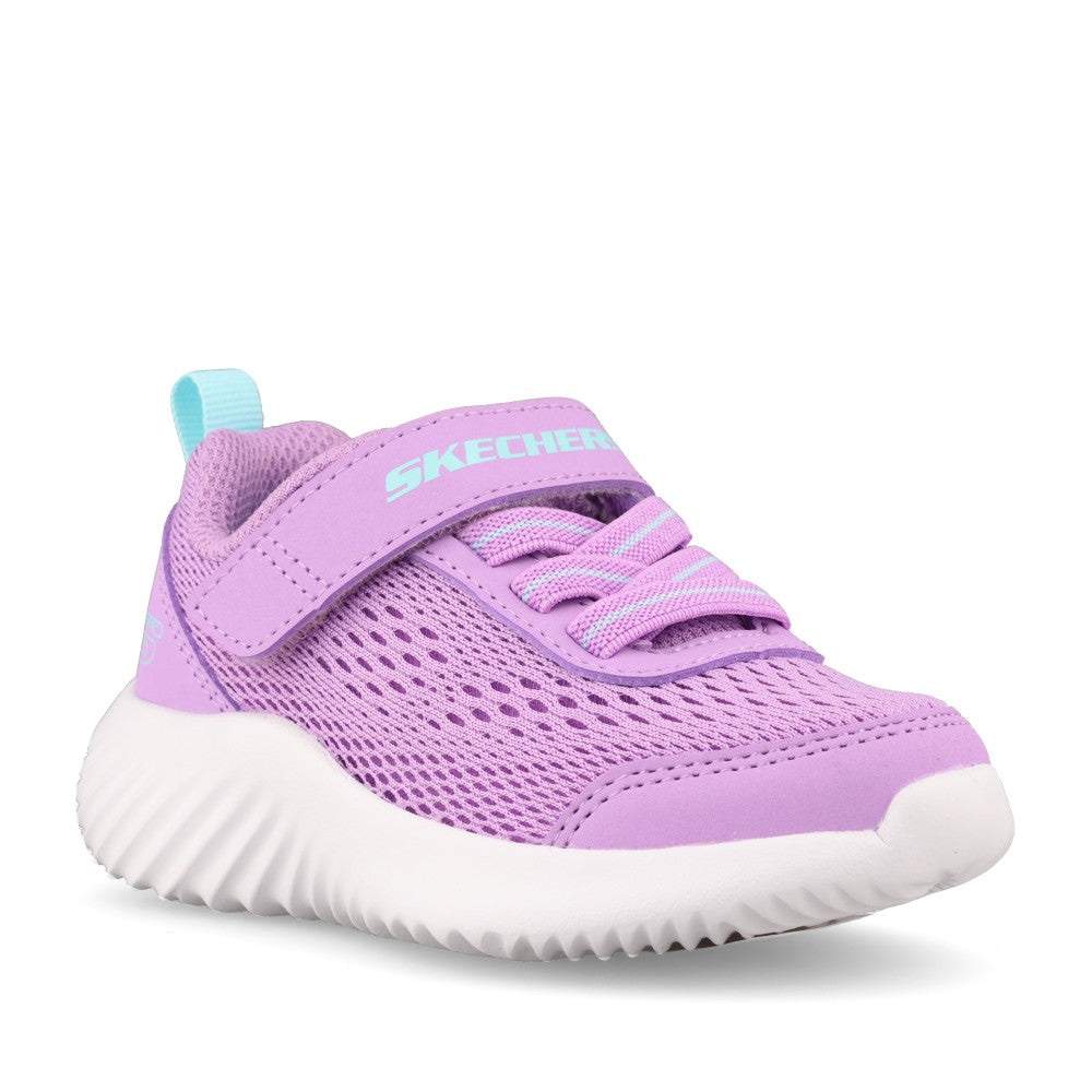 Skechers Girls 303622N Bounder Free And Easy Trainer In Purple