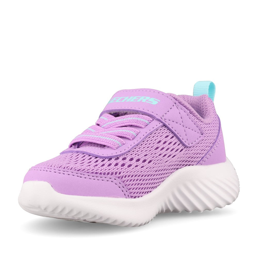 Skechers Girls 303622N Bounder Free And Easy Trainer In Purple