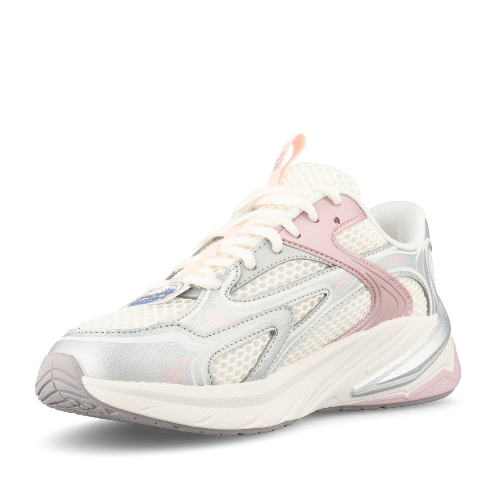 Girls 303697l S2k Trainer In Off White and Metalic