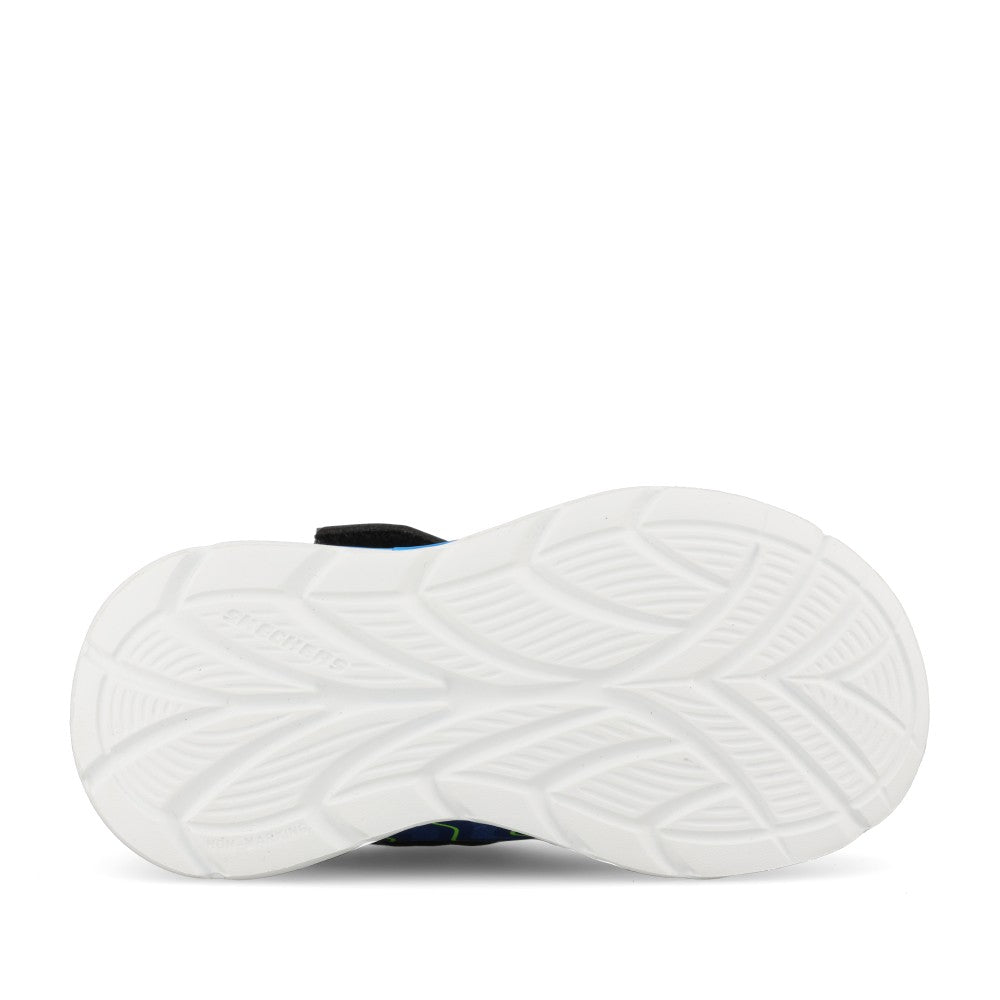Skechers Boys 400141NC S-Lights Flex-Glow Ultra Prism-Pacer Trainer In Black