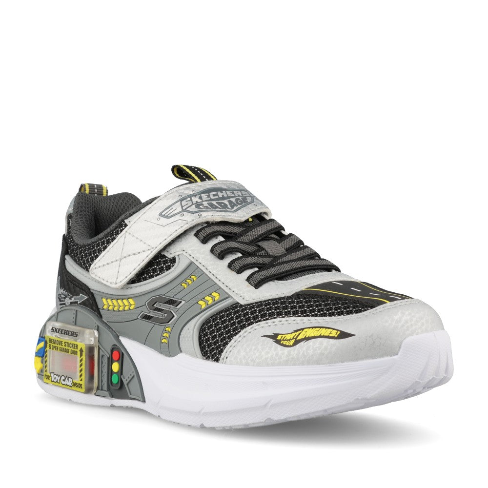 Boys 402150L Garage Trainer In Silver and Black