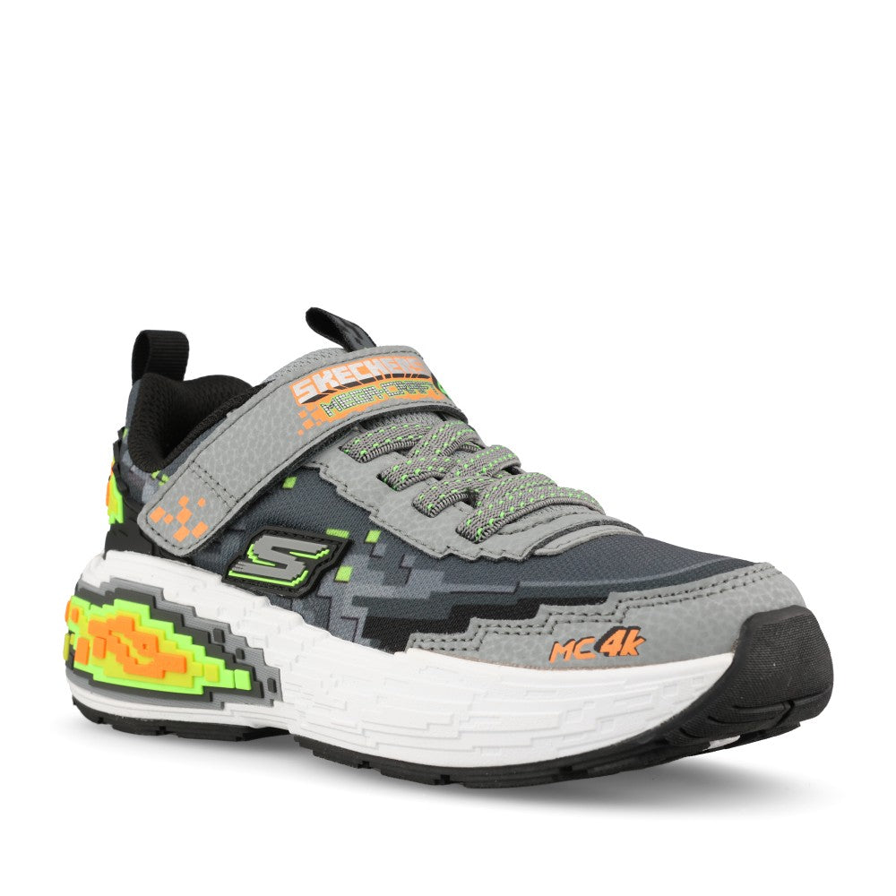 Skechers Boys 402160L Mega-Craft 4K Trainer In Grey